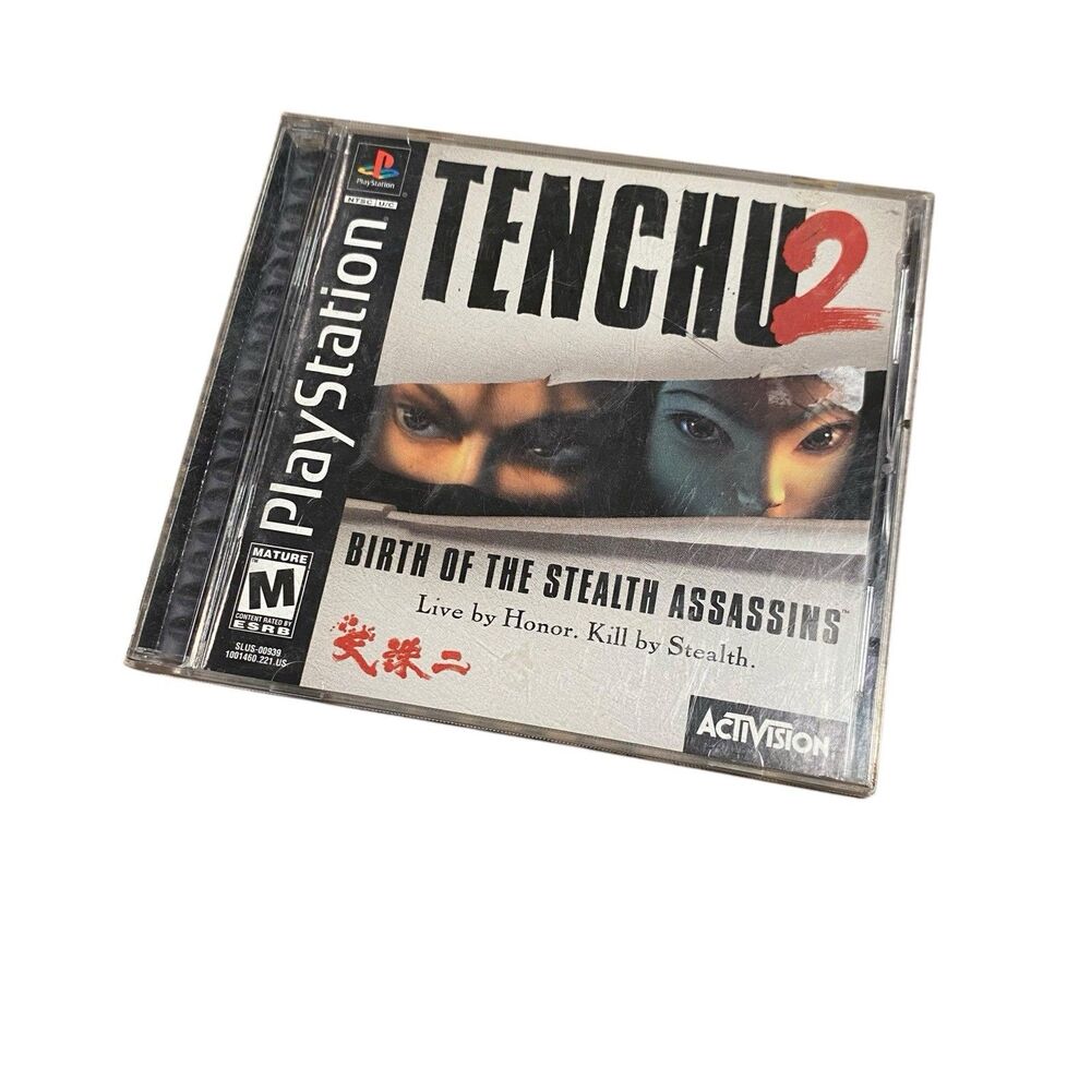 Tenchu 2 - Birth of the Stealth Assassins (PlayStation, PS1, 2000) CIB, Works